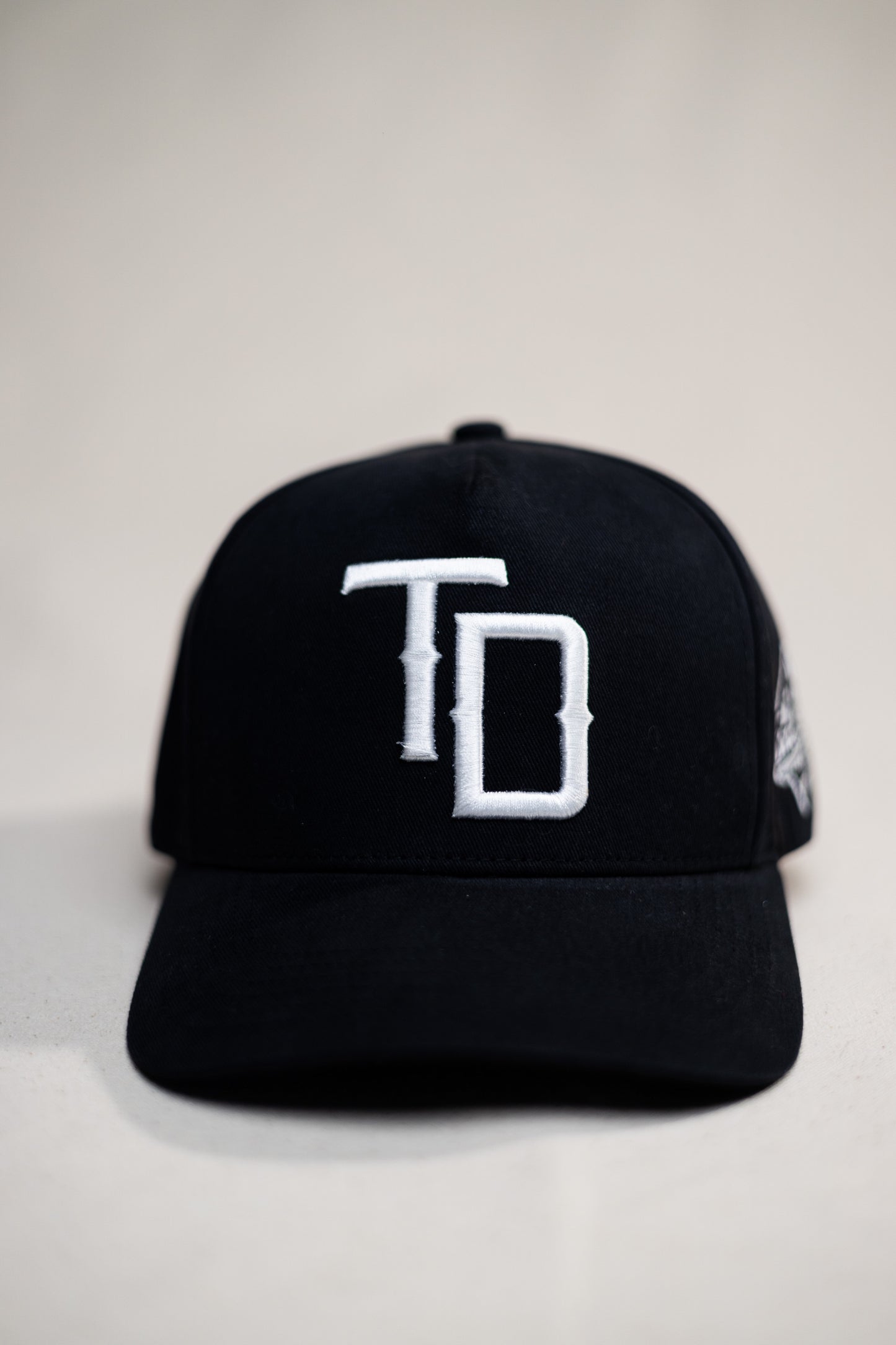 Tired Dad // TD LOGO // All Black Snapback