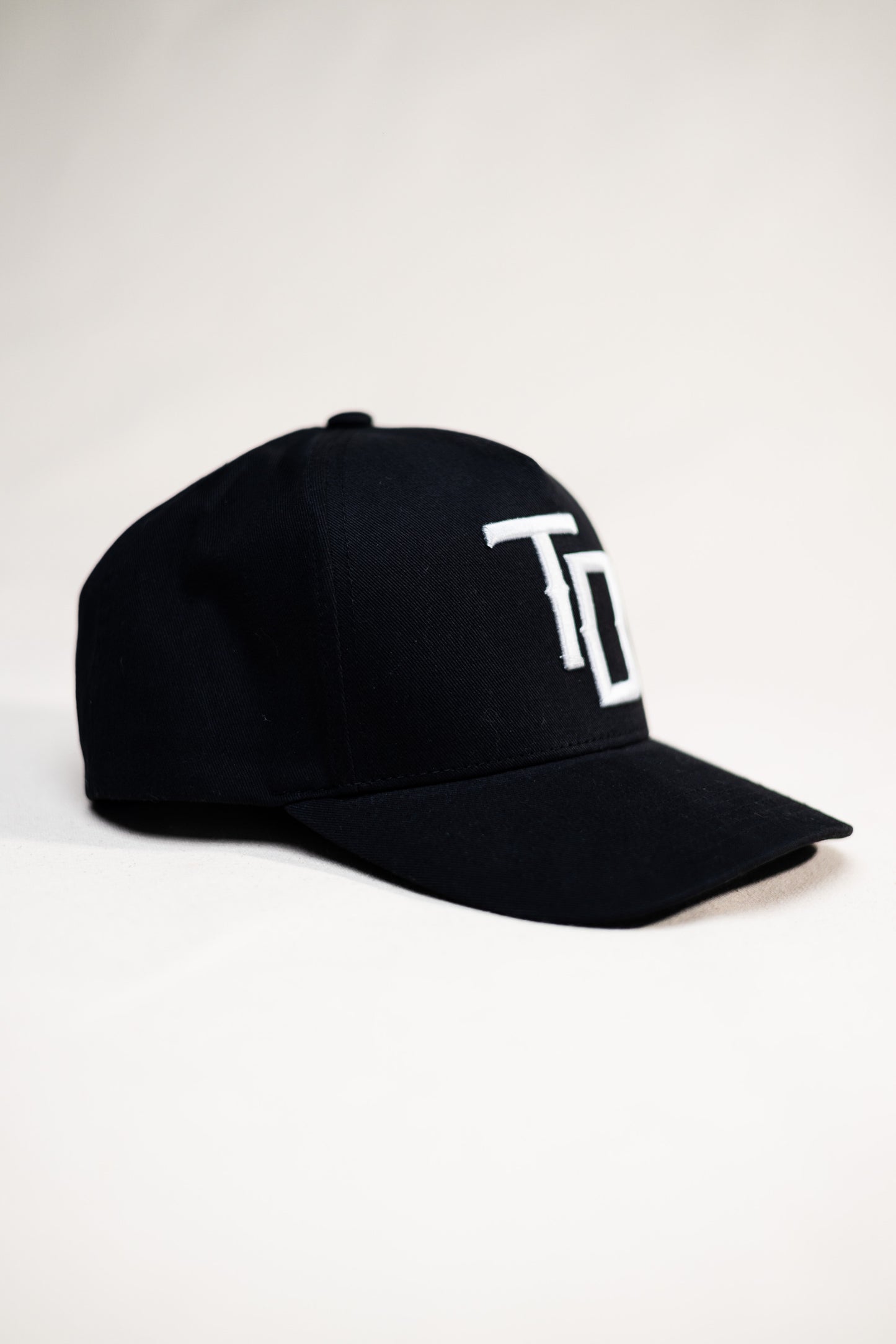 Tired Dad // TD LOGO // All Black Snapback