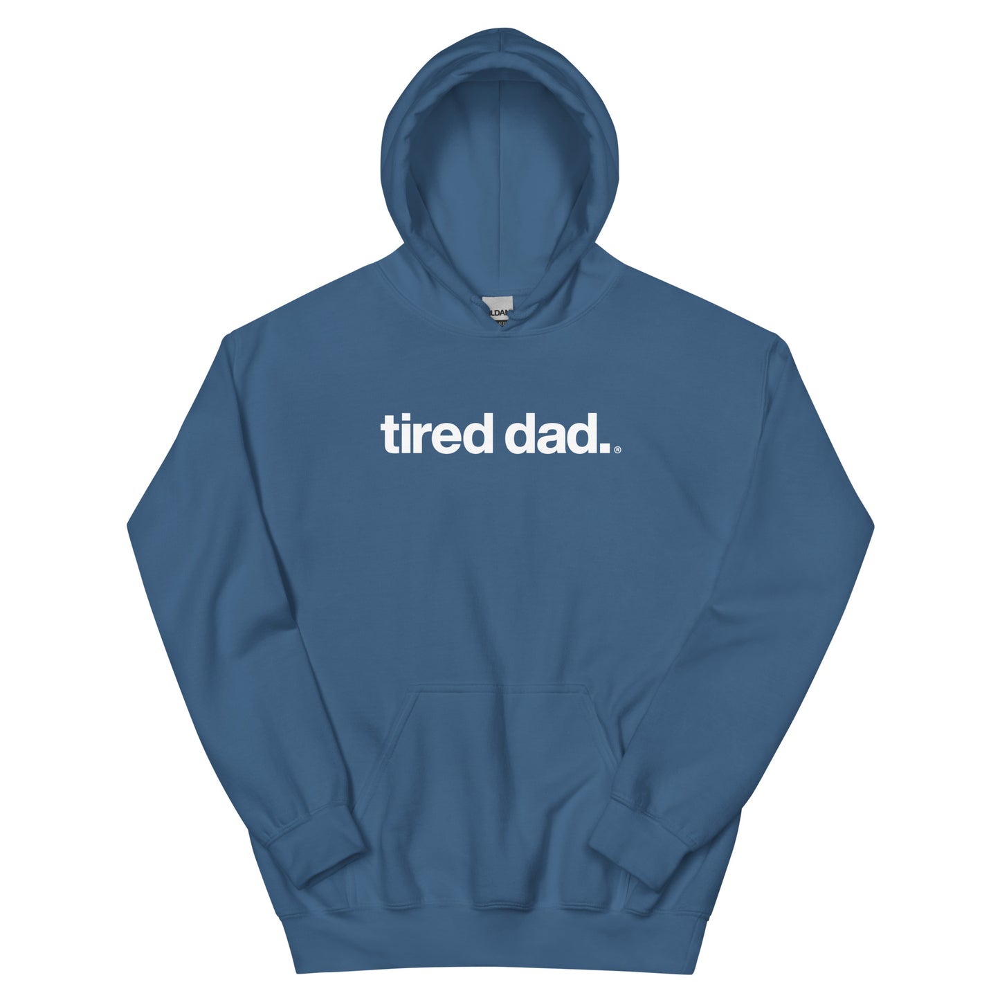 "Keep Showing Up Angel" Tired Dad Hoodie
