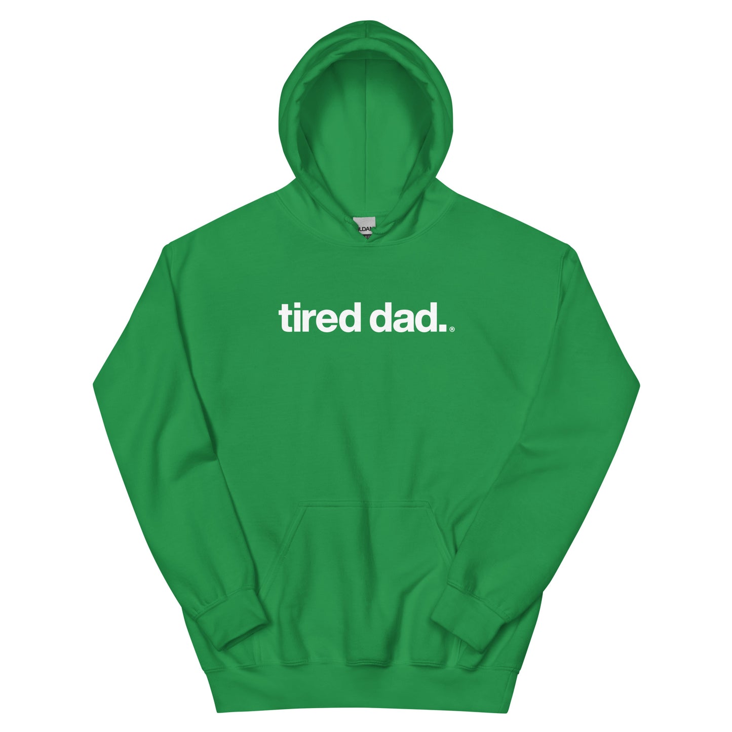 "Keep Showing Up Angel" Tired Dad Hoodie