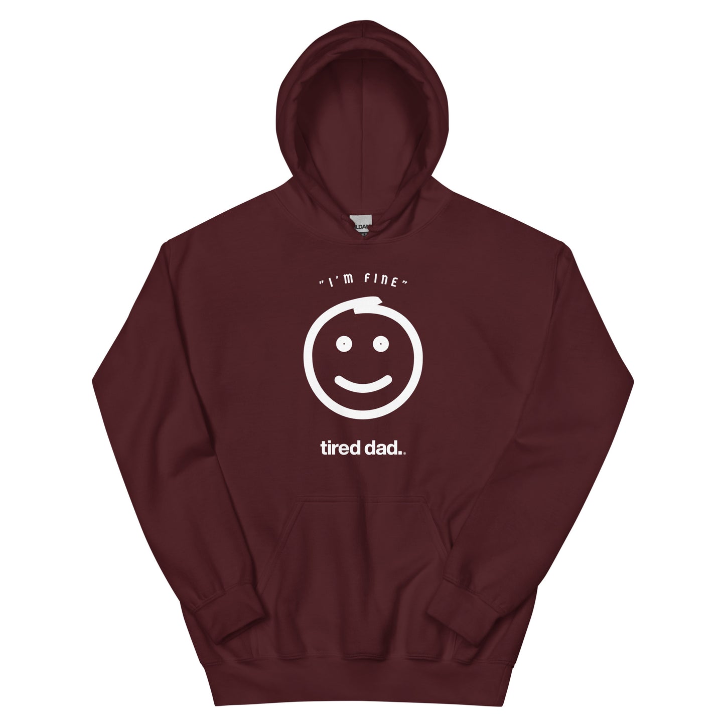 "I'm Fine" Check On The Strong Dads Hoodie