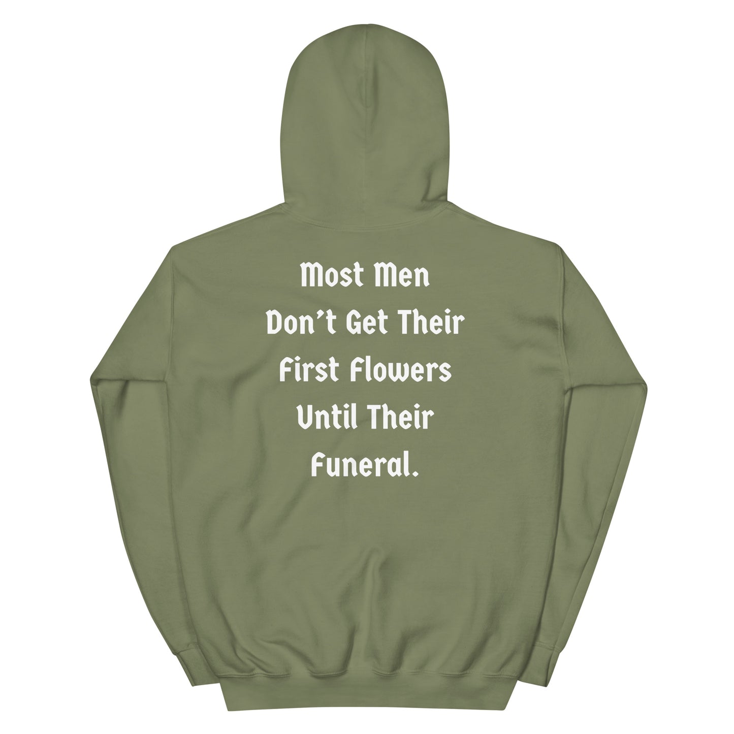 "Flowers" Tired Dad Hoodie