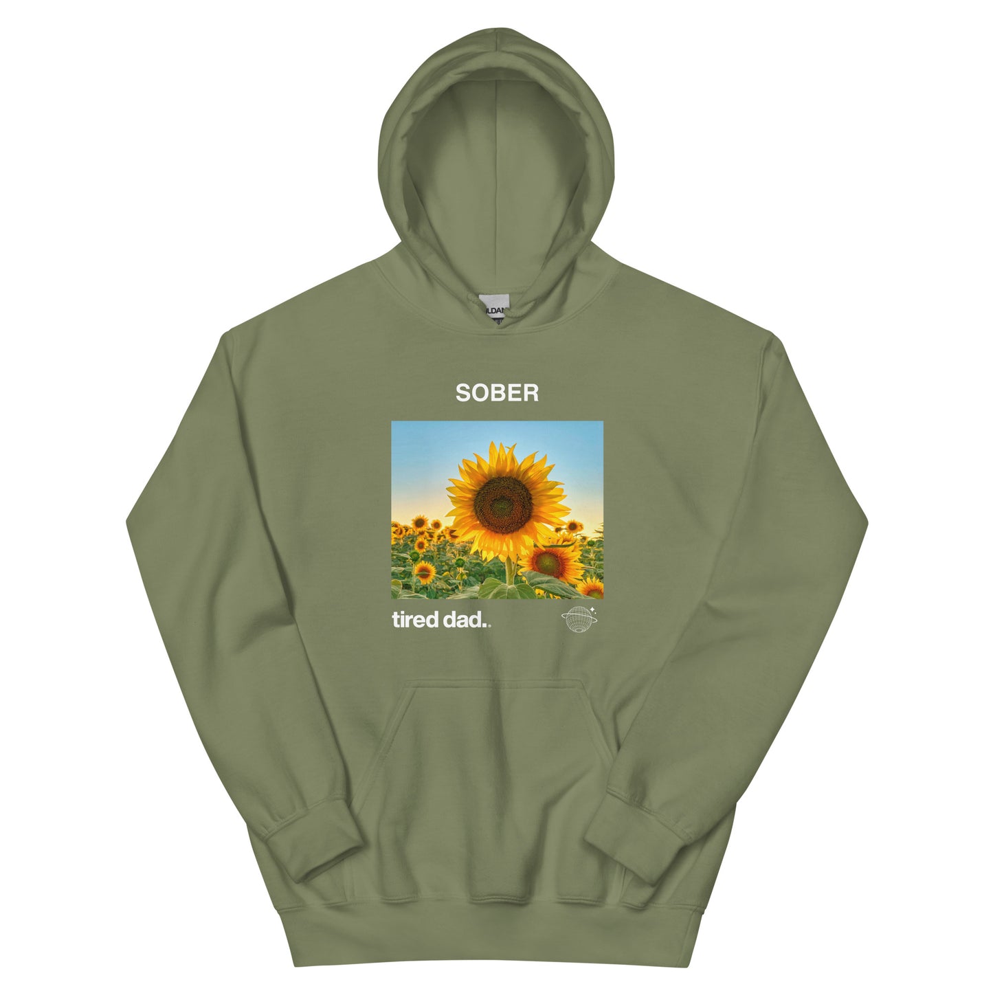 "Sober" Tired Dad Hoodie