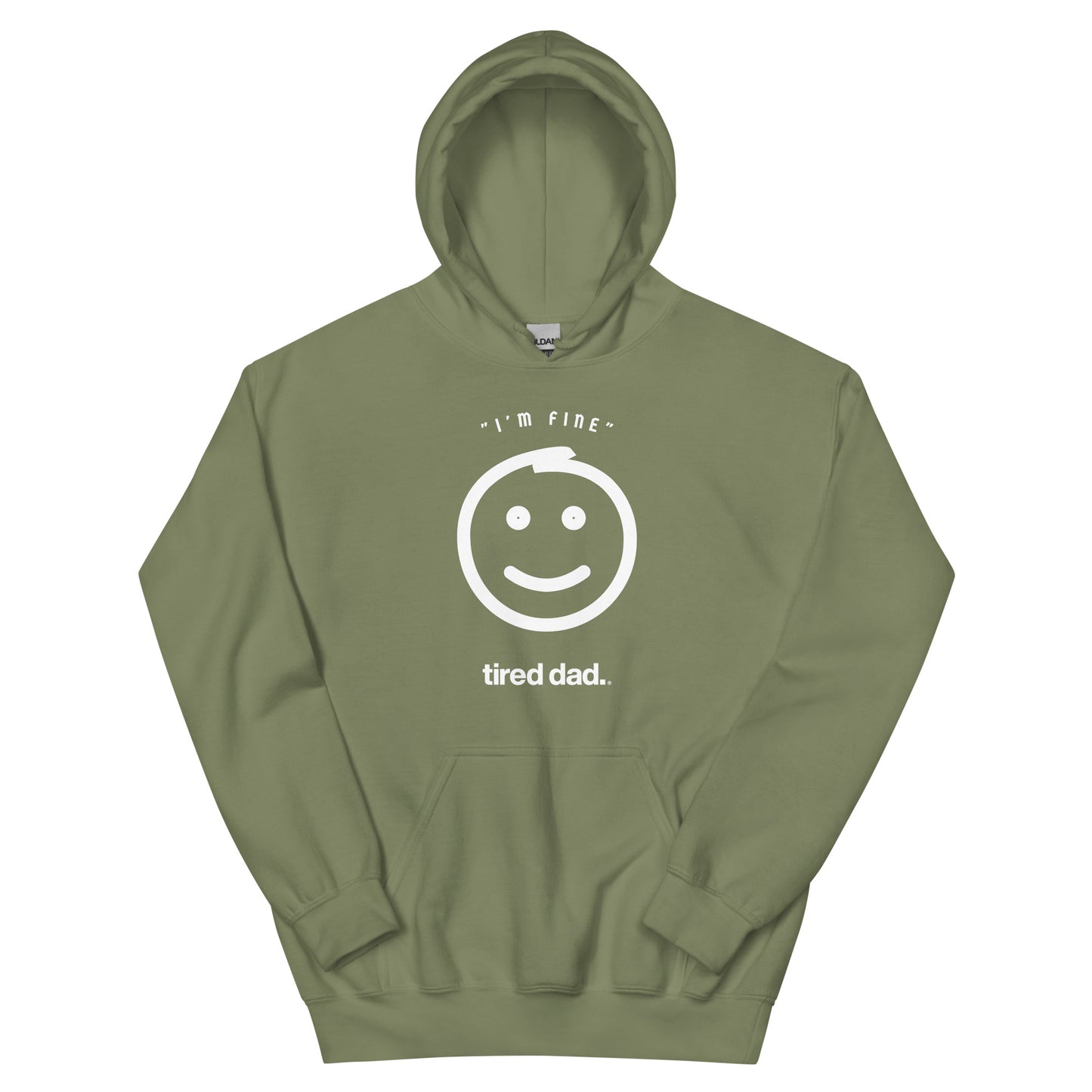 "I'm Fine" Check On The Strong Dads Hoodie