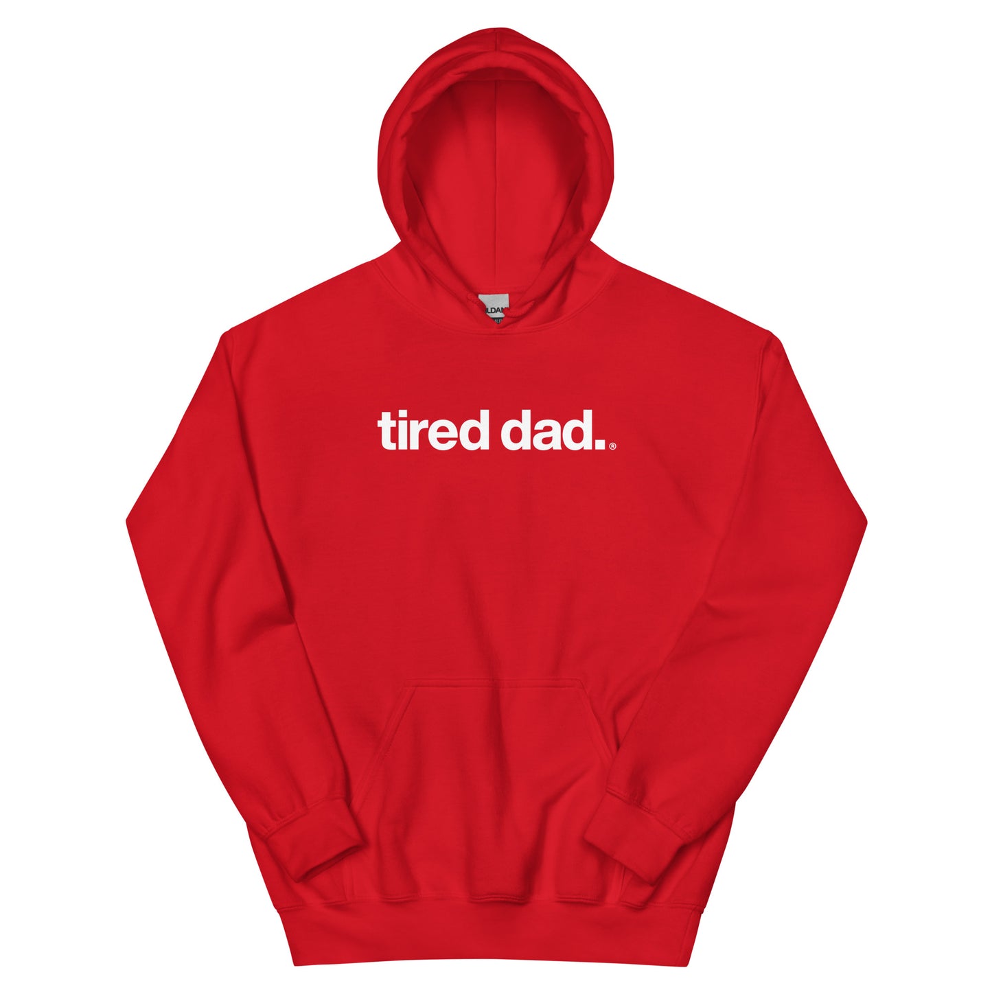 "Keep Showing Up Angel" Tired Dad Hoodie