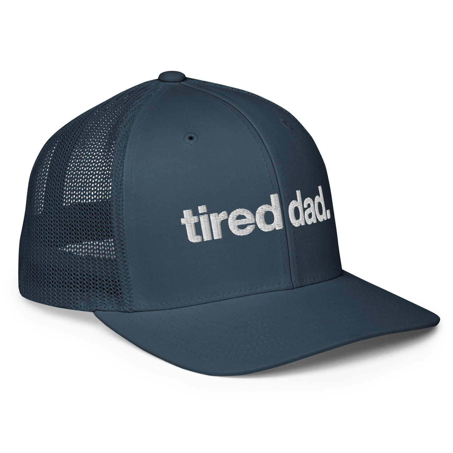 tired dad. flex-fit hat