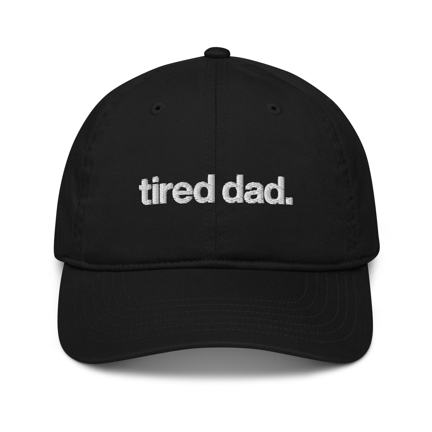 organic tired dad. "dad" hat