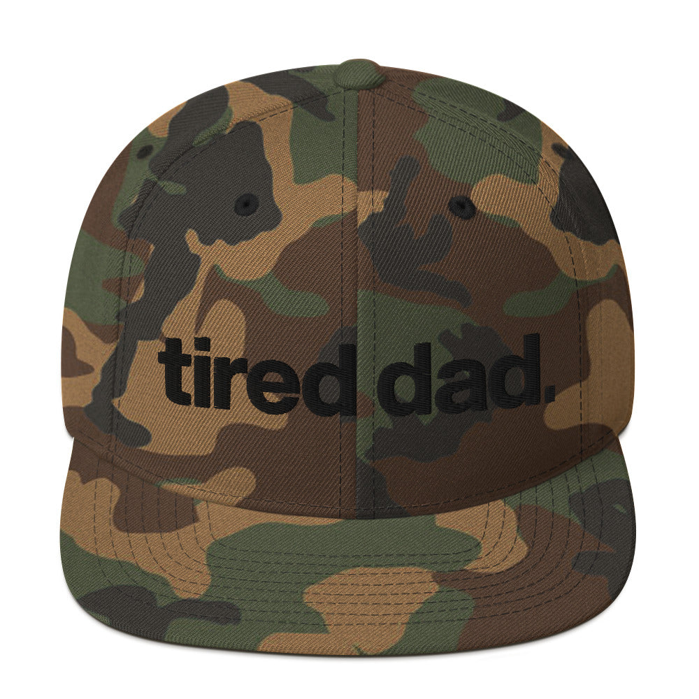 NEW!!! tired dad. snapback hat